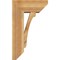 Ekena Millwork Legacy Slat Rough Sawn Bracket w/ Offset Brace, Western Red Cedar, 8"W x 18"D x 30"H BKT0806X18X30LEC06RWR - alternate 4
